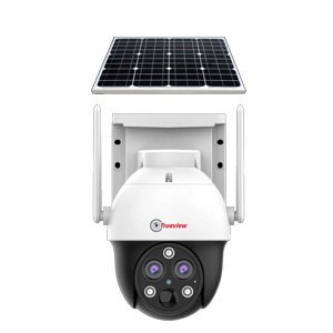 Trueview 4G Solar 4MP IP Mini PT Dual Lens Camera