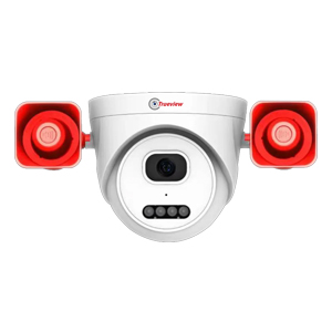 Trueview 4G 3MP IP Dome Camera with Ext Speakers